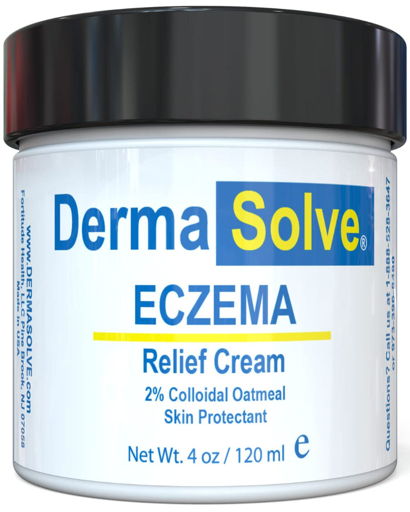 [Australia] - Eczema Relief Lotion Cream | Full Body Eczema Flare Control Therapy Balm That Protects, Moisturizes, and Repairs Skin by DermaSolve - Kids, Babies & Adults - Steroid Free (4 Fl Oz, 1) 4 Fl Oz (Pack of 1) 1.0 
