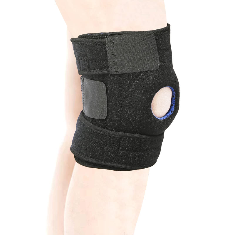 [Australia] - Solmyr Knee Brace Support with Side Stabilizers for Men and Women, Adjustable Knee Support for Knee Pain, Arthritis Pain, Tendonitis Pain, Meniscus Injuries, Injury Recovery 