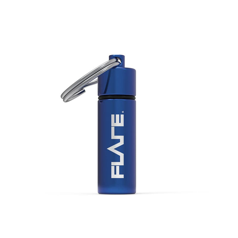 [Australia] - Flare Audio Capsule Blue - Tough Lightweight Aluminium, Water-Proof, Keychain 