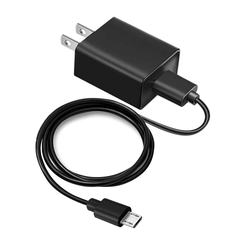 [Australia] - Fast Wall Charger and 5ft Micro USB Charging Cable Cord Compatible for Square Contactless and Chip Reader (Black) 