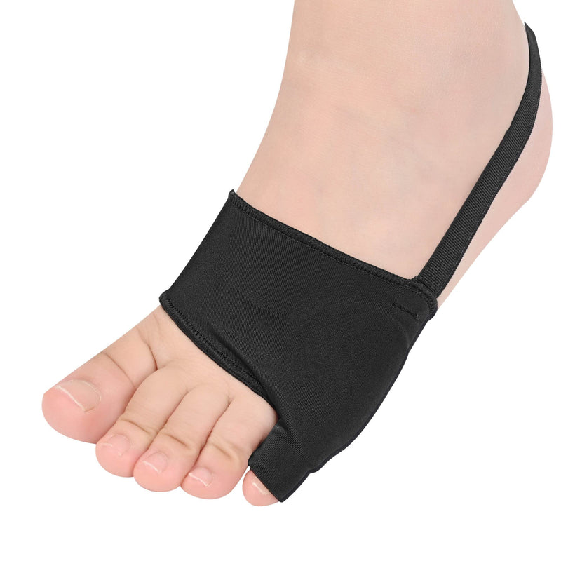 [Australia] - DYKOOK Tailors Bunion Corrector 1Pair Bunionette Sleeves Built-in Gel Pads Silicone Cover Guard with Non-Slip Strap to Relief Bunion Pinky Toe Pain, Straighten Bunionette,Overlapping Toe(Black-Small) Black S 