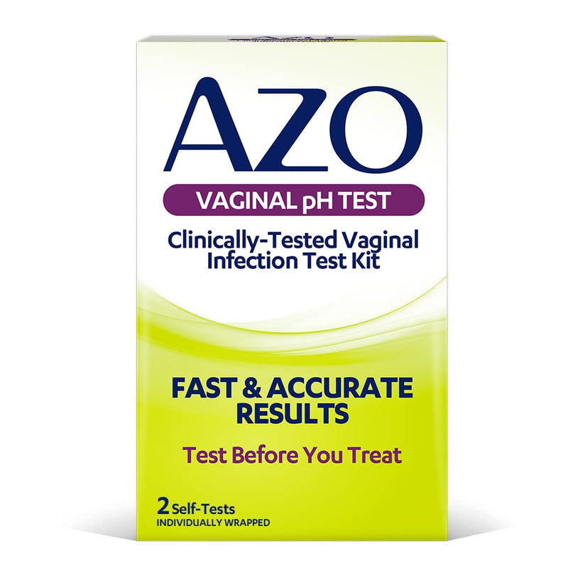 [Australia] - AZO Vaginal pH Test Kit, Clinically-Tested Vaginal Infection Test Kit, Fast & Accurate Results, from The #1 Most Trusted Brand, 2 Self-Tests 