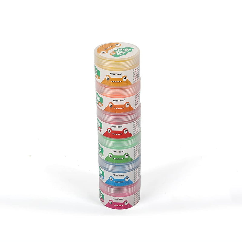 [Australia] - Exercise Putty - Therapy Putty - Play Putty for Kids (6 Pack, 1.8-oz Each) Hand Exercise Rehabilitation, Stress and Anxiety Relief, Increase fine Motor Skills and Finger Strength. - CLOUD PUTTY 