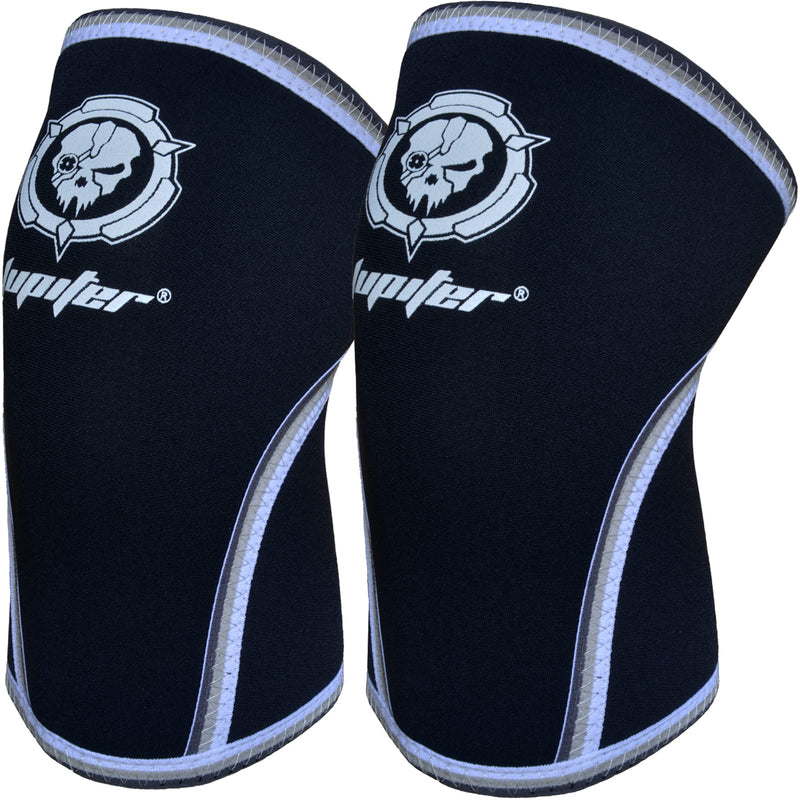 [Australia] - Knee Sleeves (1 Pair), 7mm Compression Knee Braces for Squats,Weightlifting,Powerlifting,Cross Training for Men and Women (Large,Black3) Large Black3 