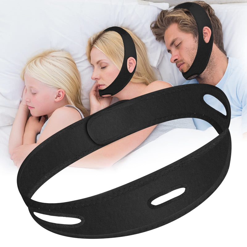 [Australia] - Healthing Anti Snoring Chin Strap for CPAP Users-Anti Snoring Devices,Sleeping Snoring Solution,Anti-Dry Mouth Chin Strap,Adjustable & Breathable Stop Snoring Mouth Breather for Men Women 