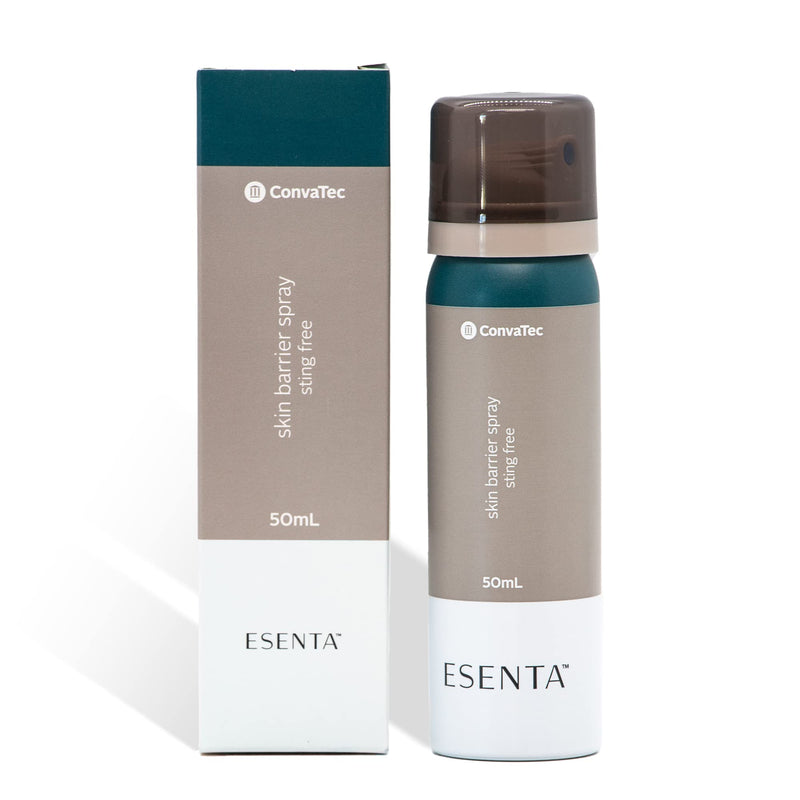 [Australia] - ConvaTec ESENTA Skin Barrier for Protection Around Stomas and Wounds, Silicone Based, Sting and Alcohol Free, 50 mL Spray Bottle (Pack of 1) 