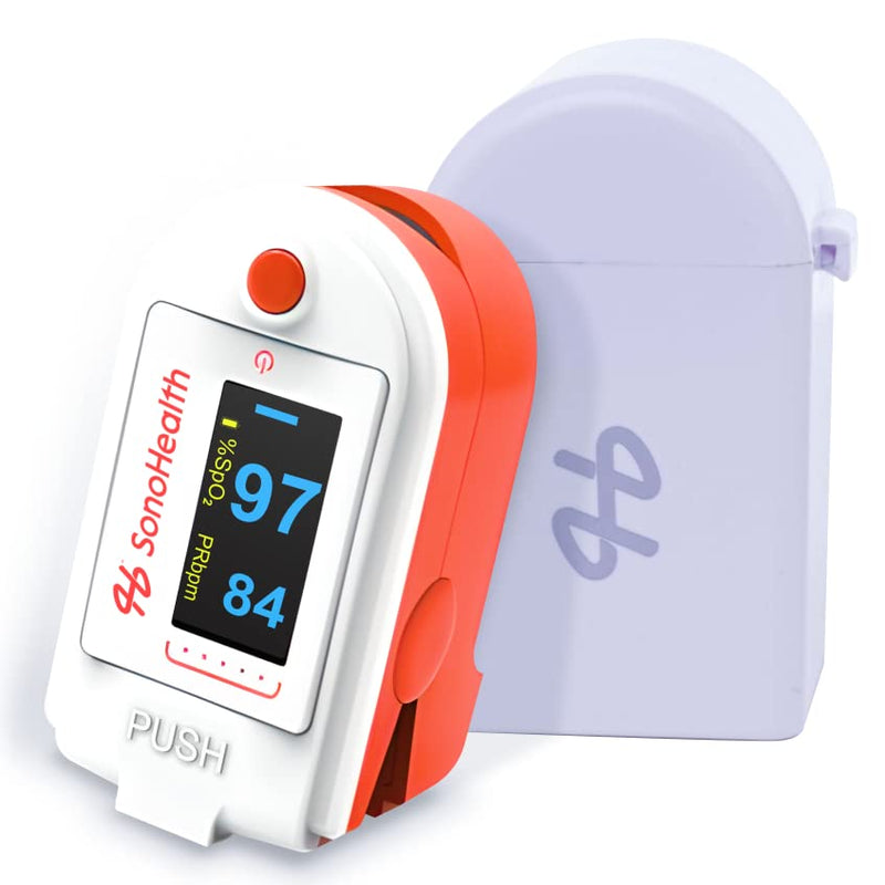 [Australia] - SonoHealth DocPro® 7000BT - Professional Grade Fingertip Oximeter - Blood Oxygen Saturation Monitor, Heart Rate Monitor - Data Recording, Tech-Friendly Pulse Oximeter - Bluetooth-Enabled - Lifetime Mobile App Access 