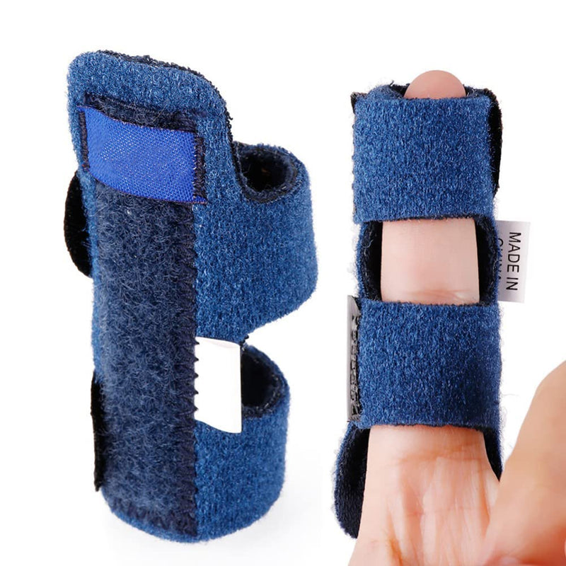 [Australia] - Finger Support Splint Adjustable Trigger Finger Thumb Splint Hand Finger Brace Tape for Straighten Curved Finger Brace Finger Stabilize 