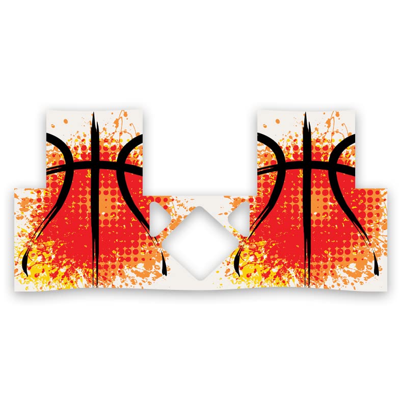 [Australia] - Rockadex - Decal Sticker Compatible for Medtronic Insulin Pump, Quality Vinyl Stickers, Custom Vinyl Decals for Insulin Pump. (Basketball) Basketball 