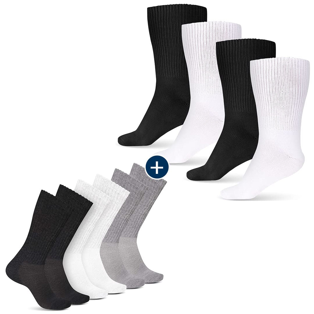 [Australia] - Pembrook Extra Wide Socks and Diabetic Socks Bundle 