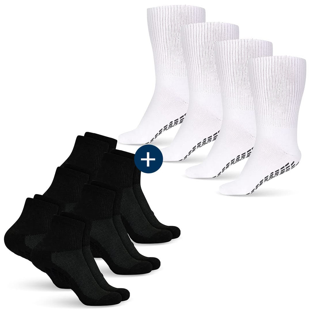 [Australia] - Pembrook Extra Wide Socks and Diabetic Ankle Socks Bundle 