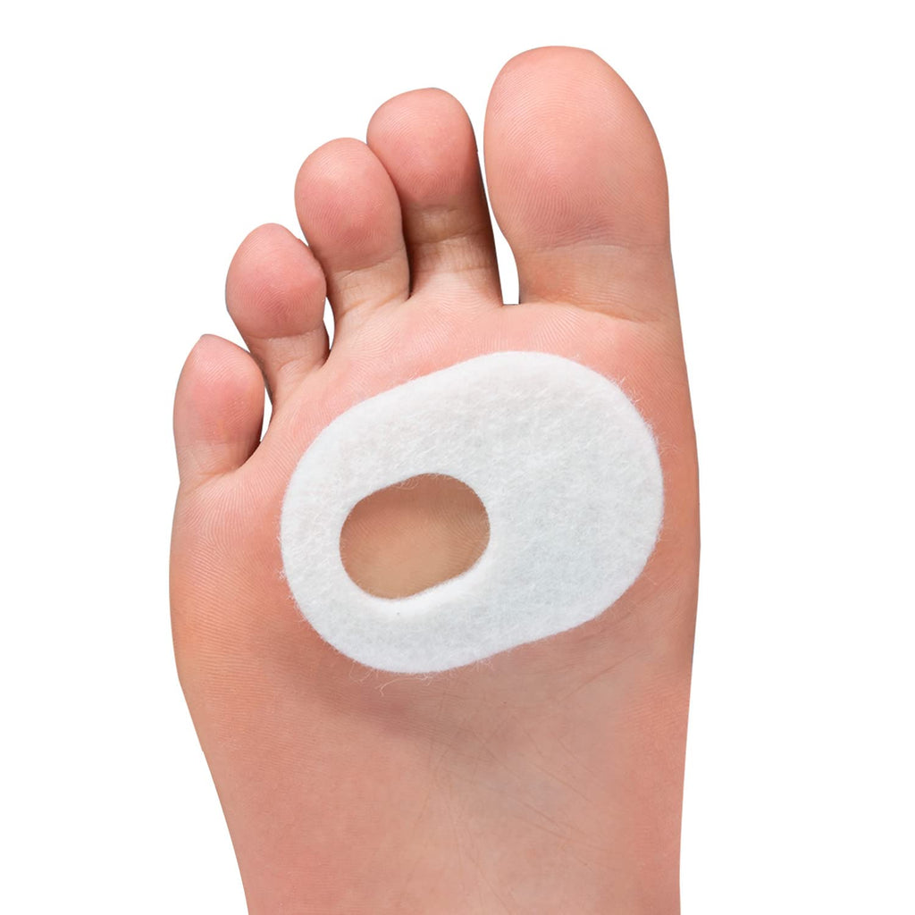 [Australia] - Welnove 42pcs Callus Pad, Adhesive Corn Protectors,Relief Pain from Calluses, Corns, Blisters, Heel Frictions, Self Stick Cushions - White 