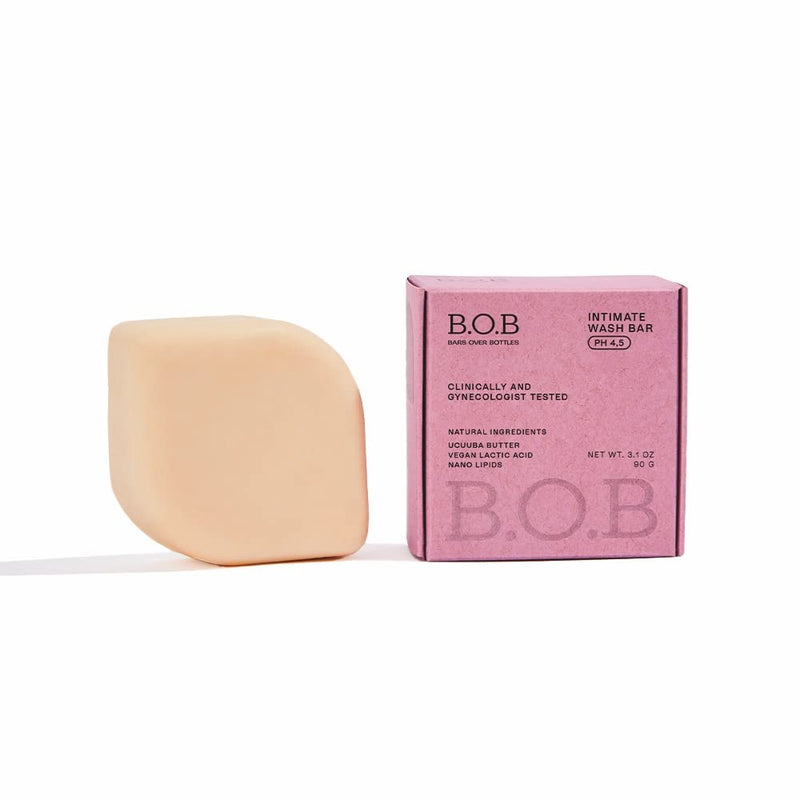 [Australia] - B.O.B Bars Over Bottles Intimate Wash Bar | pH balanced | Daily Feminine Wash | Ideal Ph Balance for Women | Natural, Vegan | Eco-friendly, Sustainable, Plastic Free | Waterless & Zero Waste (Intimate Wash Bar) 