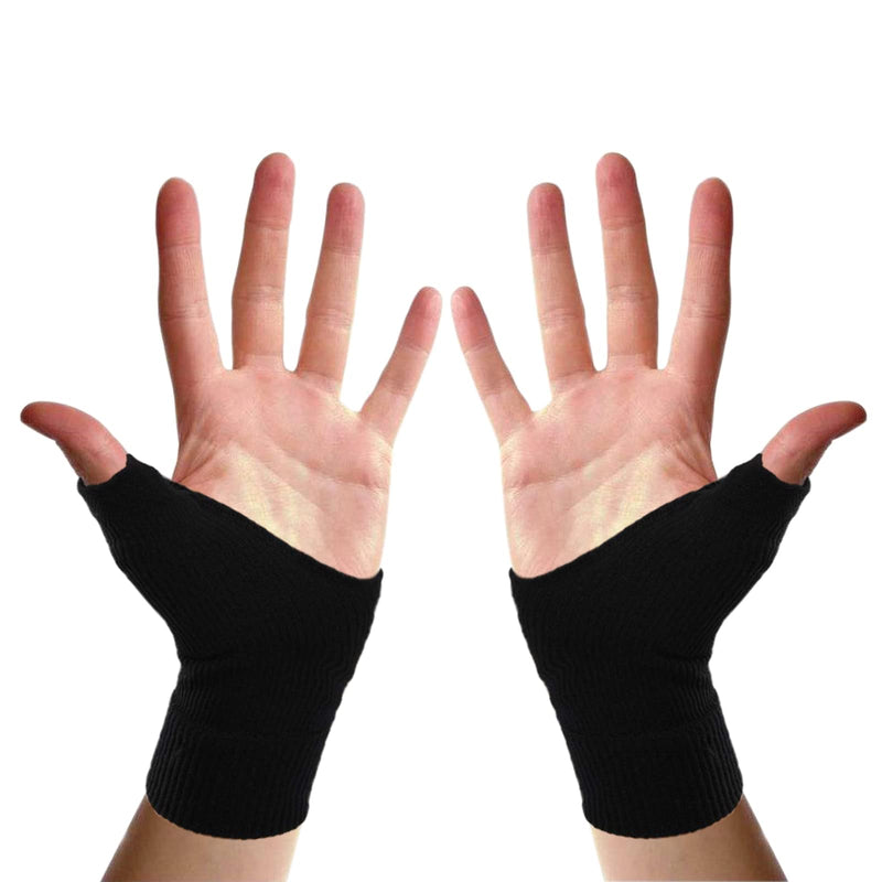 [Australia] - Arthritis Thumb Compression Gloves, Comfort Breathable Wrist Brace Fingerless Glove for Arthritis pain, Soft Thumb Support for Women and Men Hand(S) S 