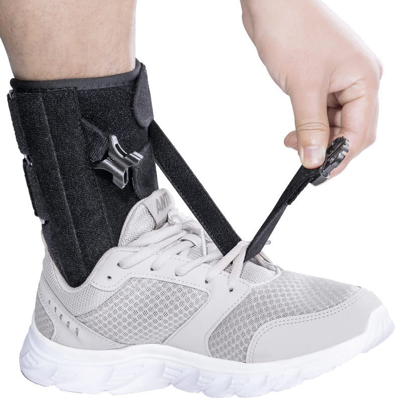 [Australia] - Foot Drop Brace for Walking Lifting Shoes, Drop Foot AFO Brace Help Raise Shoes, Foot Up Splint for Ankle, Improved Walking Gait, Prevent Falls and Injuries, for Left and Right Foot,Fits Women and Men 