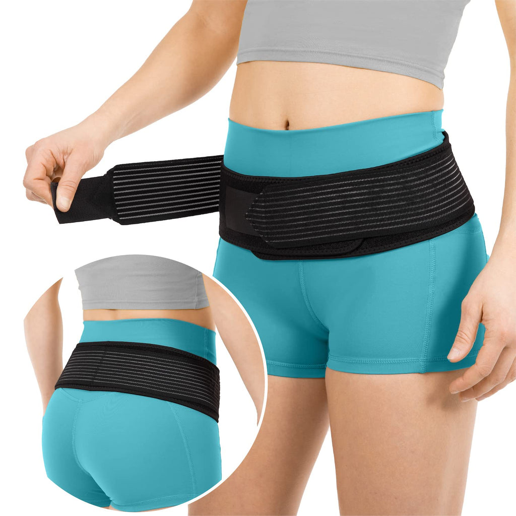 [Australia] - BraceAbility Anterior Pelvic Tilt Brace - Rotated Hip Posture Alignment Correction Belt for Tilted or Twisted Pelvis Girdle Pain, Posterior Pregnancy SPD Treatment, Lower Crossed Syndrome Support 