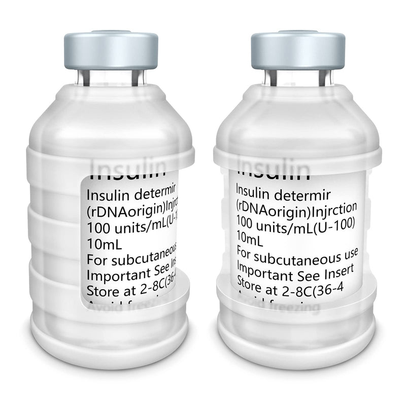 [Australia] - MEDMAX Insulin Via Bottle Protector Case for Diabetic, Insulin Vial Holder Silicone Protective Sleeve to Protect Your Insulin Vial from Breaking, for Most 10ML Insulin Vials, 2-Pack (Short-Clear) Short-Clear 