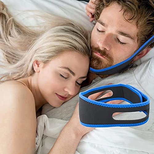 [Australia] - Anti Snoring Chin Strap for Sleep, Stop Snoring Chin Strap for Cpap Users, Adjustable Anti Snore Reduction Device for Sleeping Better, Breathable Stop Snoring Sleep Aid with Anti Snoring Devices 