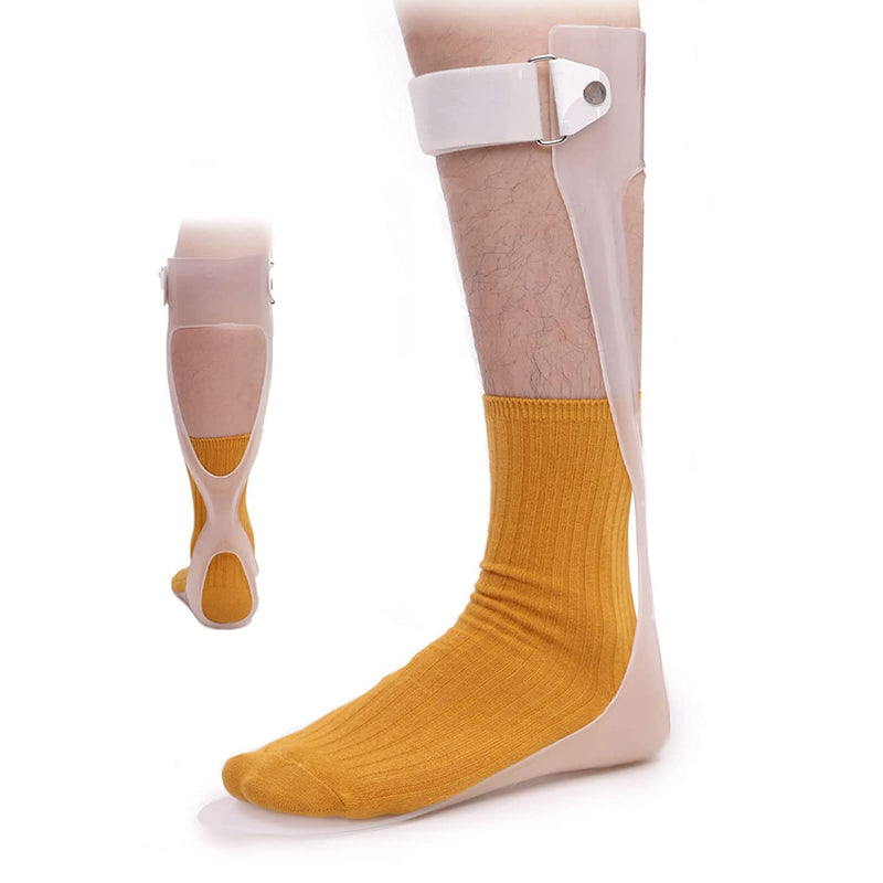 [Australia] - AFO Foot Drop Brace Ankle Foot Orthosis Medical Afo Walking with Shoes for Stroke Hemiplegia Men & Women Left / Right Foot (Medium--Left) Left-M 