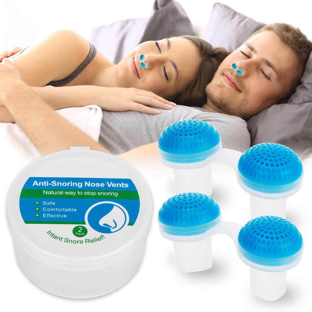 [Australia] - Anti Snoring Devices - Effective Snore Stopper for CPAP Users, Anti Snore Nasal Dilators Nose Vents Plugs for Stop Snoring,Snoring Solution Relieve Snore Better Sleep Devices That Work for Women Men 2PCS Anti Snoring Devices 
