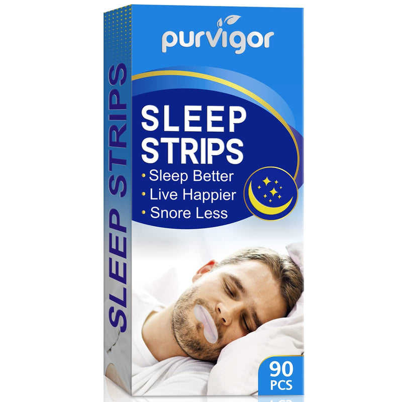 [Australia] - Mouth Tape for Sleeping 90 Pcs, Snoring Solution,Sleep Strips Better Nose Breathing, Less Mouth Breathing，Instant Snoring Relief 