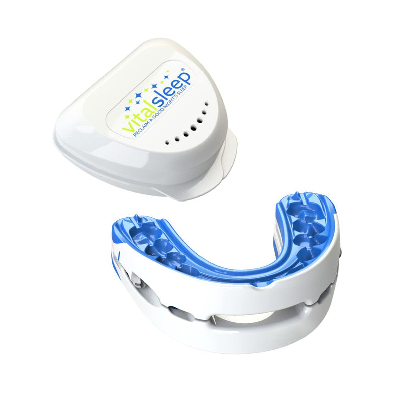 [Australia] - VitalSleep Anti-Snoring Mouthpiece Small, Women's Size Snoring Solution, Adjustable Jaw Positioning, Personalized Teeth Impressions, USA Made & FDA Cleared Stop Snoring Mouth Guard 