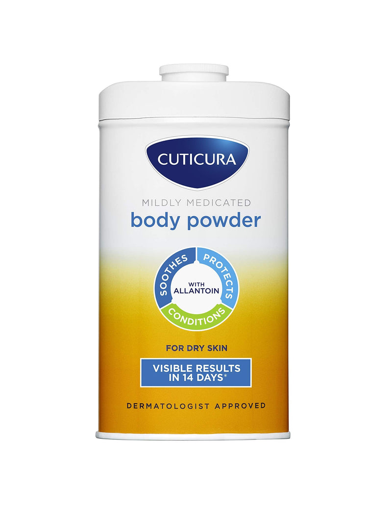 [Australia] - Cuticura, Mildly Medicated Talcum Powder Body Powder Packaging May Vary, White, 150 Gram 150 g (Pack of 1) 
