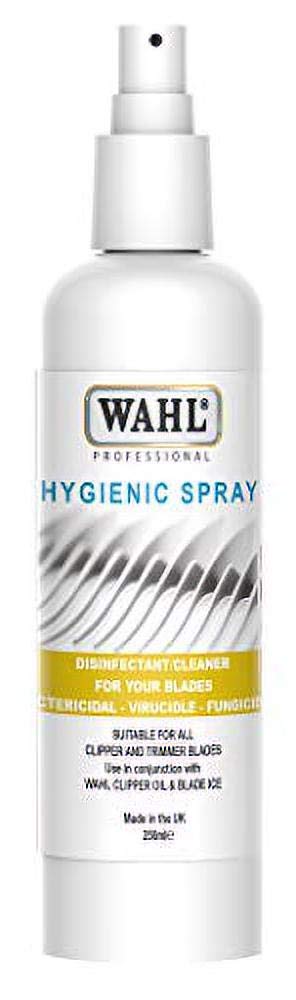 [Australia] - Wahl Hygienic Clipper Spray, Suitable for All Clipper and Trimmer Blades, Cleaning Sprays, Disinfectant Cleaner, Prolong Clippers and Trimmer Use, Clean Blades Single 