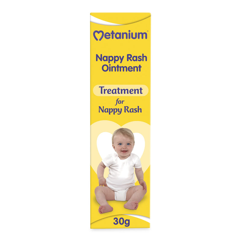 [Australia] - Metanium Nappy Rash Ointment - Treatment of Nappy Rash - Helps Relieve Irritation & Redness - Gentle On Newborn Skin - 30 g (Pack of 1) 