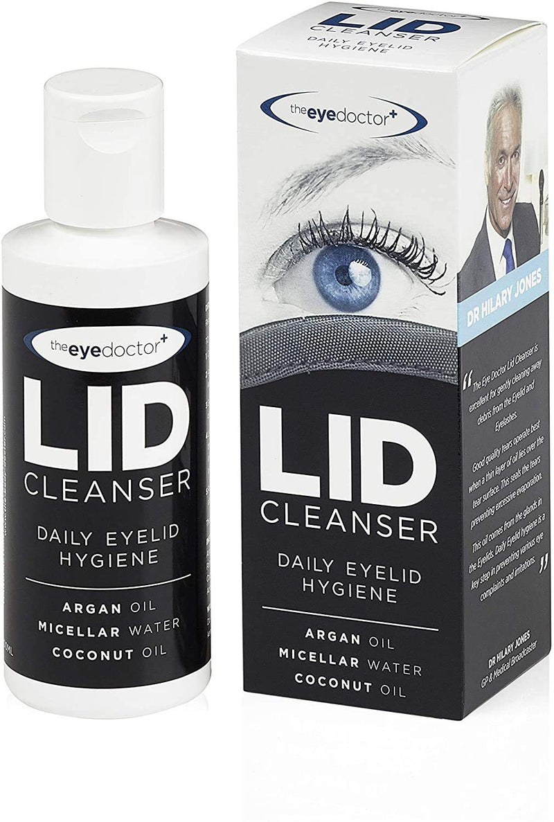 [Australia] - The Eye Doctor Lid Cleanser – Eyelid Cleanser to remove debris and make up from eyelids – Suitable for sensitive eyes – Contains Argan Oil Coconut Oil and Micellar Water 100ml 100 ml (Pack of 1) 