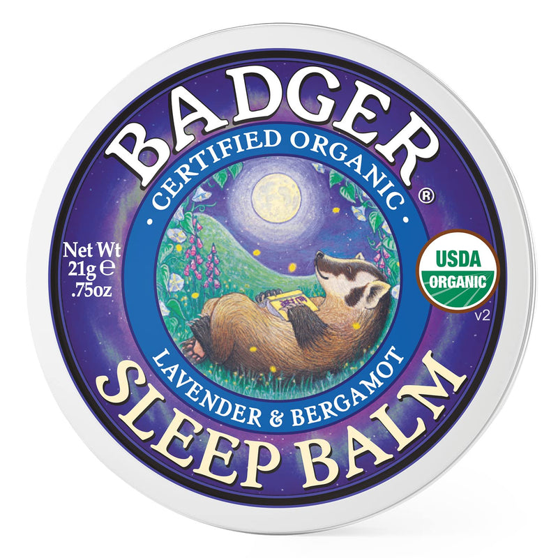 [Australia] - Badger Mini Sleep Balm, For a Blissful Nights Sleep, Lavender Scent, 21g 21.3 g (Pack of 1) 