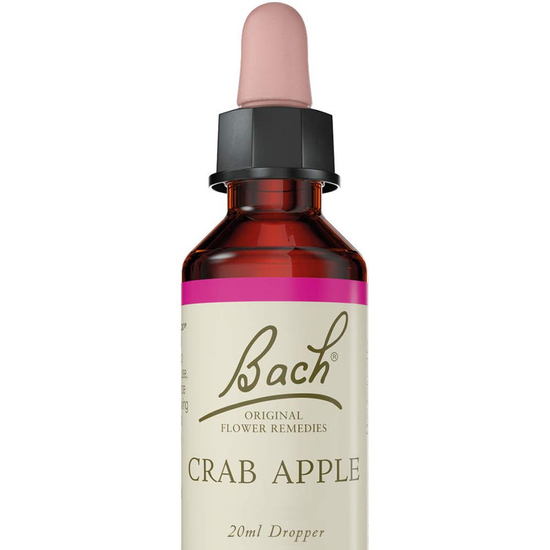 [Australia] - Bach Original Flower Remedy Crab Apple, Flower Essences, Vegan formula, Let me be me, An Individual and Personal Approach to Emotional Wellness, Easy to use, 1 Dropper Bottle x 20 ml 
