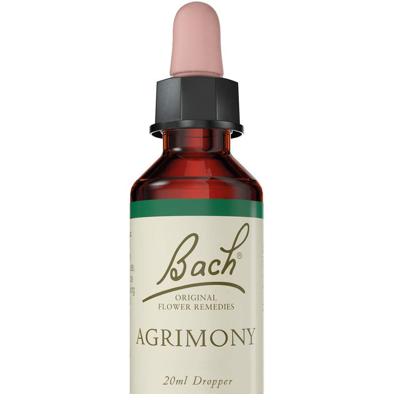 [Australia] - Bach Original Flower Remedy Agrimony, Flower Essences, Vegan formula, Let me be me, An Individual and Personal Approach to Emotional Wellness, Easy to use, 1 Dropper Bottle x 20 ml Argrimony 