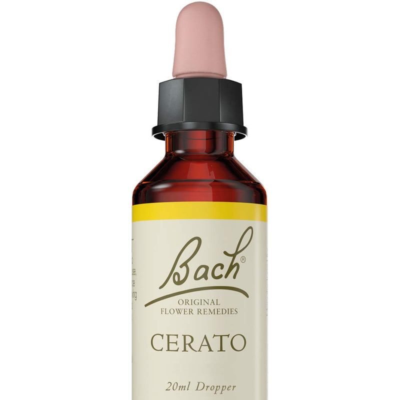 [Australia] - Bach Original Flower Remedy Cerato, Flower Essences, Vegan formula, Let me be me, An Individual and Personal Approach to Emotional Wellness, Easy to use, 1 Dropper Bottle x 20 ml 