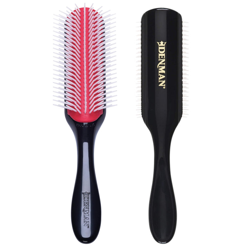 [Australia] - Denman D4 9-Row Styling Brush Black/Red 