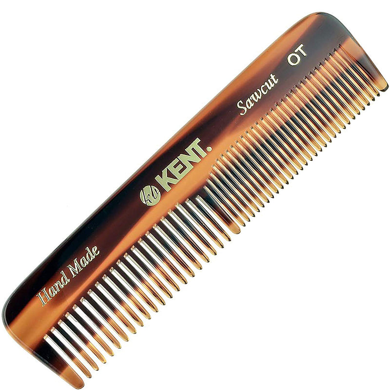 [Australia] - Kent Handmade Coarse and Fine Toothed Pocket Comb for Men, 11 cm, 1 Count (Pack of 1) 