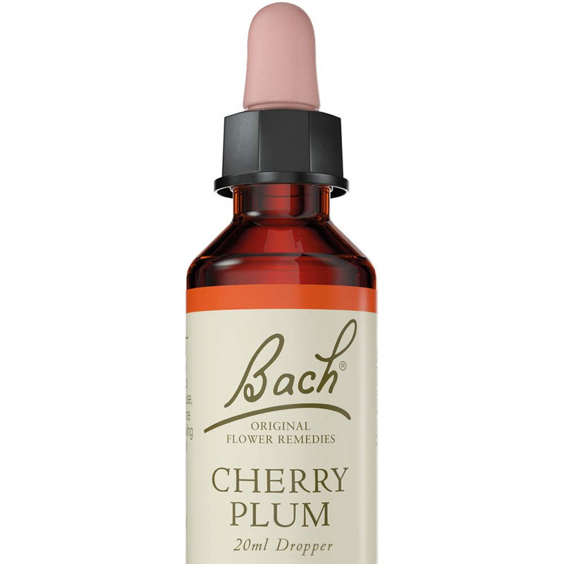 [Australia] - Bach Original Flower Remedy Cherry Plum, Flower Essences, Vegan, Let me be me, An Individual and Personal Approach to Emotional Wellness, Easy to use, 1 Dropper Bottle x 20 ml 