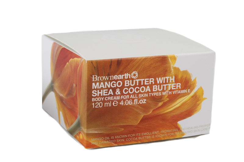 [Australia] - Brown Earth Mango Shea Cocoa Body Cream, 120ml 