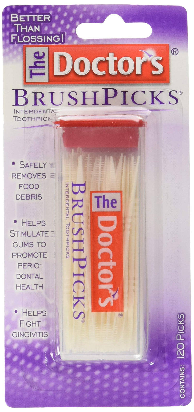 [Australia] - The Doctors Brush Picks To Remove Plaque And Food Particles - 120 Ea 