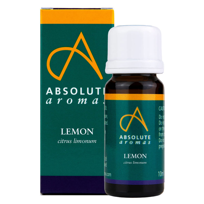 [Australia] - Absolute Aromas Lemon 10ml (citrus limonum) Essential Oil - 100% Pure, Natural, Undiluted, Vegan and Cruelty-Free - For use in Diffusers and Aromatherapy Blends 
