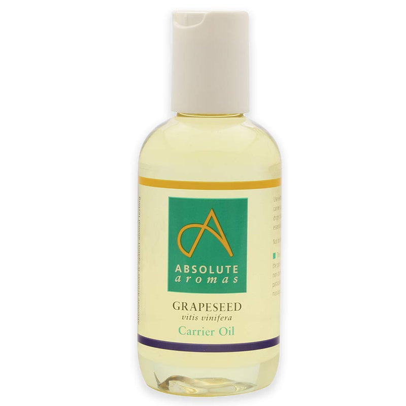 [Australia] - Absolute Aromas Grapeseed Oil 150ml - Pure, Natural, Vegan, GMO-Free - Massage Carrier Oil and Moisturiser for Hair, Skin, Face and Nails 150 ml (Pack of 1) 