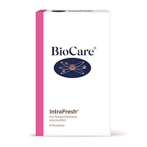 [Australia] - BioCare IntraFresh | for Female Freshness and Comfort | Lactobacillus Acidophilus, Lactobacillus Gasseri, Garlic and Rose | Help Maintain Vaginal Freshness | Pack of 6 Pessaries 