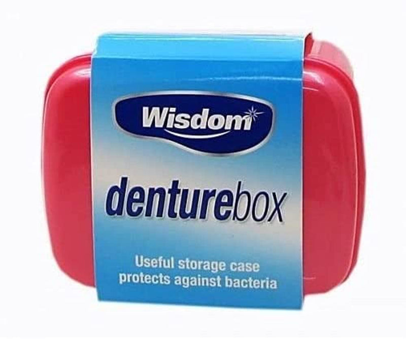 [Australia] - Wisdom Denture Box Storage Container - Assorted Colours 