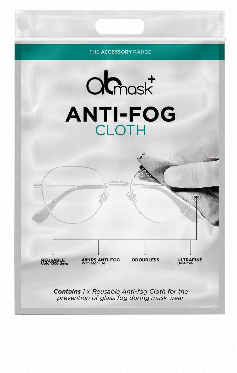 [Australia] - The Body Doctor Anti-Fog Dry Cloth, Demister Lens Wipe for Glasses, Stay Mist Free for 48 Hours, Reusable up to 1000 Times, Single Pack 1 Count (Pack of 1) 