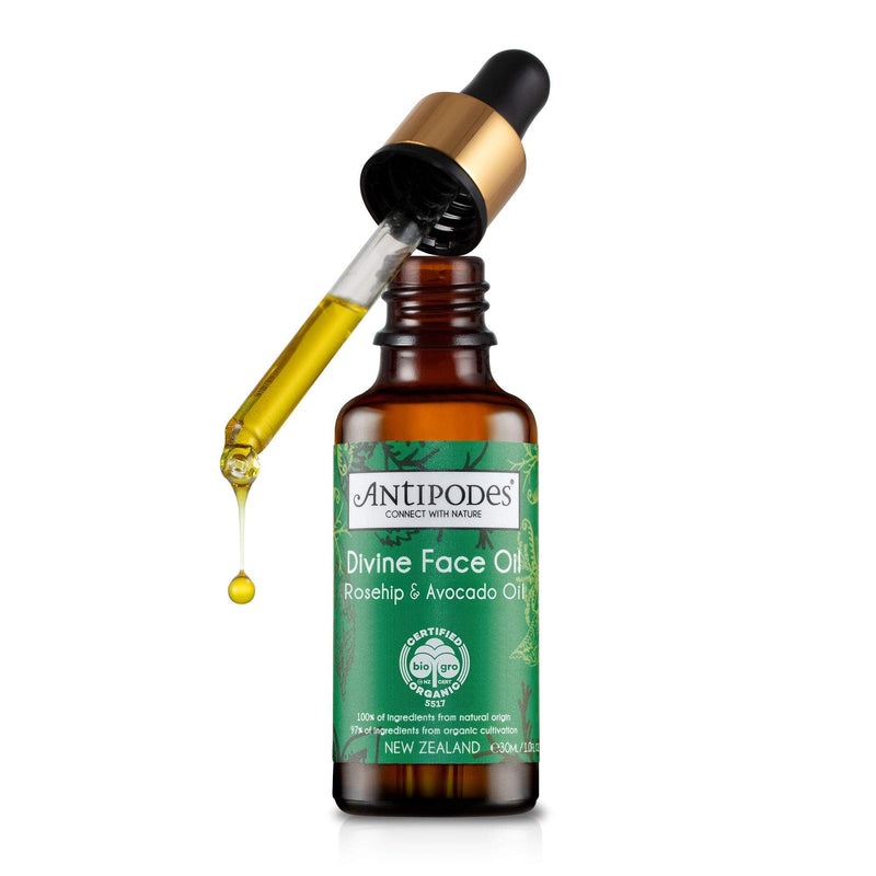 [Australia] - Divine Face Oil Rosehip Oil & Avocado Oil ‚Äì Anti-Aging Face Oil to Address Appearance of Fine Lines & Wrinkles ‚Äì Organic Rosehip Oil, Macadamia Oil & Avocado Oil ‚Äì Dry Skin & Pigmentation - 30ml 