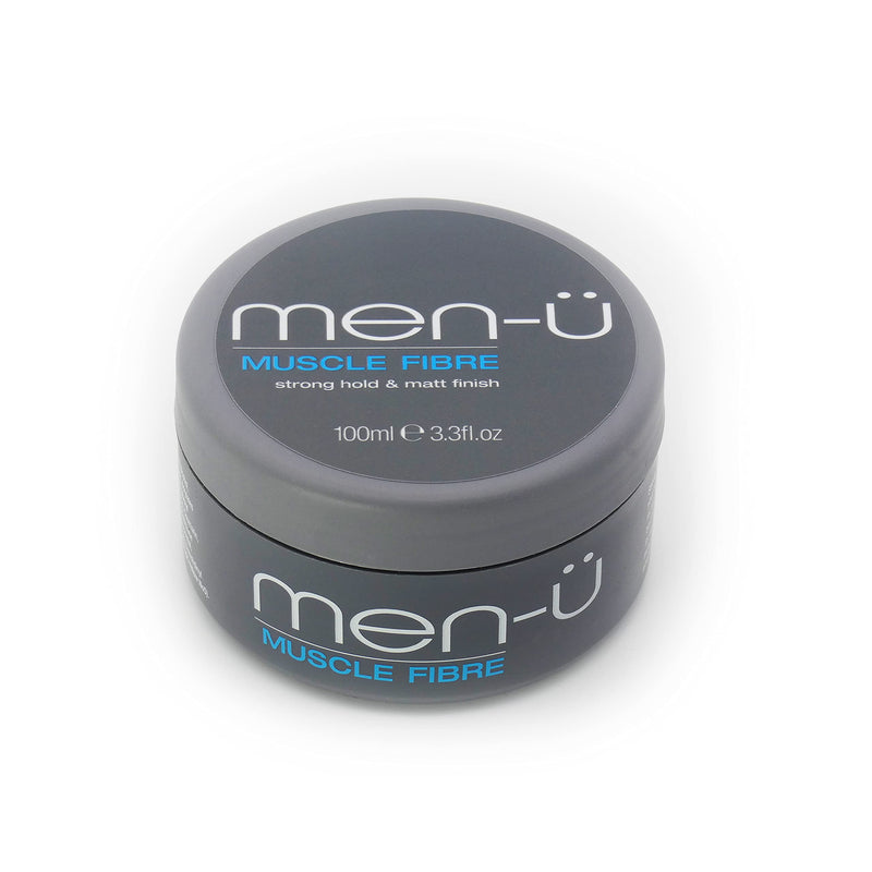 [Australia] - men-u MUSCLE FIBRE ‚Äì Mens hair products ‚Äì Hair putty w/ Strong, long lasting hold & matt finish. Instant style in your hands with a superb hold and separation. Mens Hair wax, single walled puck 100ml. 