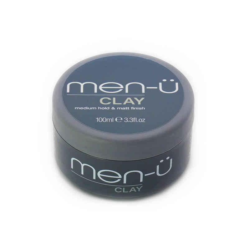 [Australia] - men-u hair CLAY 100ml, mens hair products ‚Äì Great for matt, choppy and dishevelled styles. SIGNATURE WATERMELON FRAGRANCE - Mens hair wax w/medium hold & matt finish. Single walled 100ml styling puck 