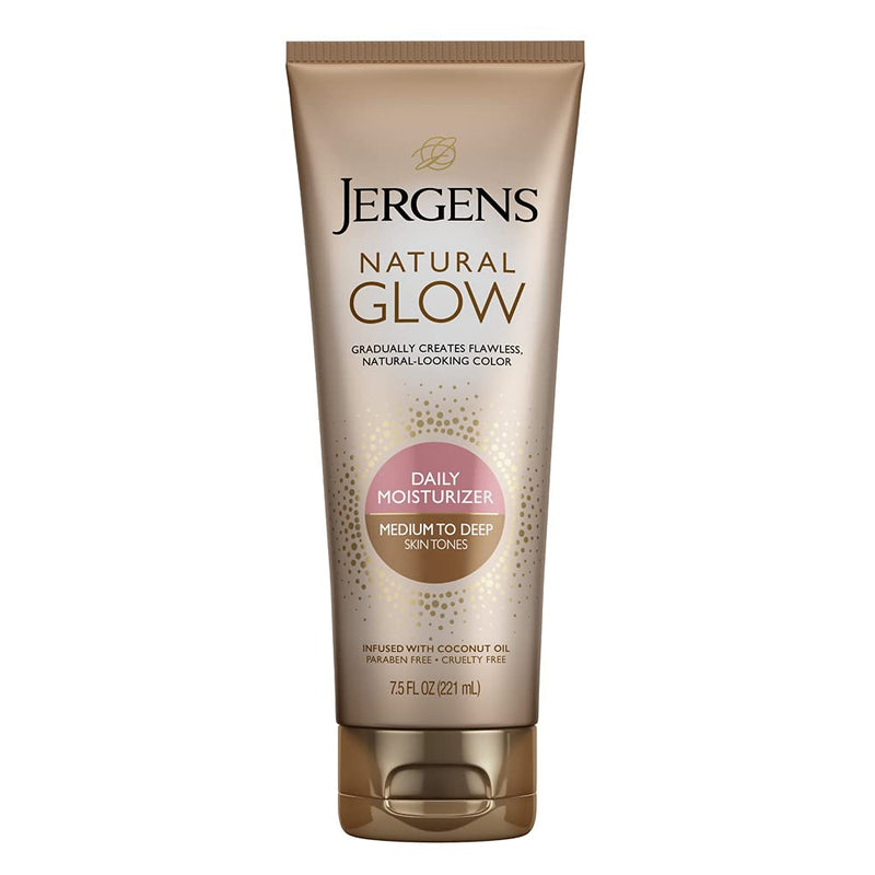 [Australia] - Jergens Nat Glow Med/Tan Size 7.5z Jergens Natural Glow Daily Moisturizer For Medium/Tan Skin 