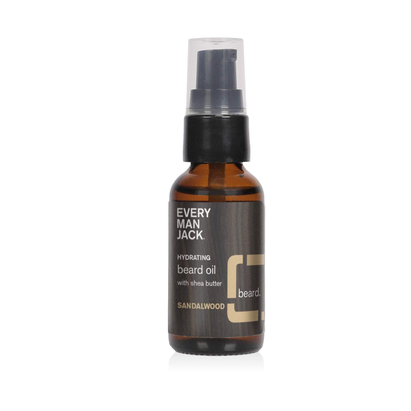 [Australia] - Every Man Jack Beard Oil - Sandalwood | 30 ml - 1 Bottle | Naturally Derived, Parabens-free, Pthalate-free, Dye-free, and Certified Cruelty Free 