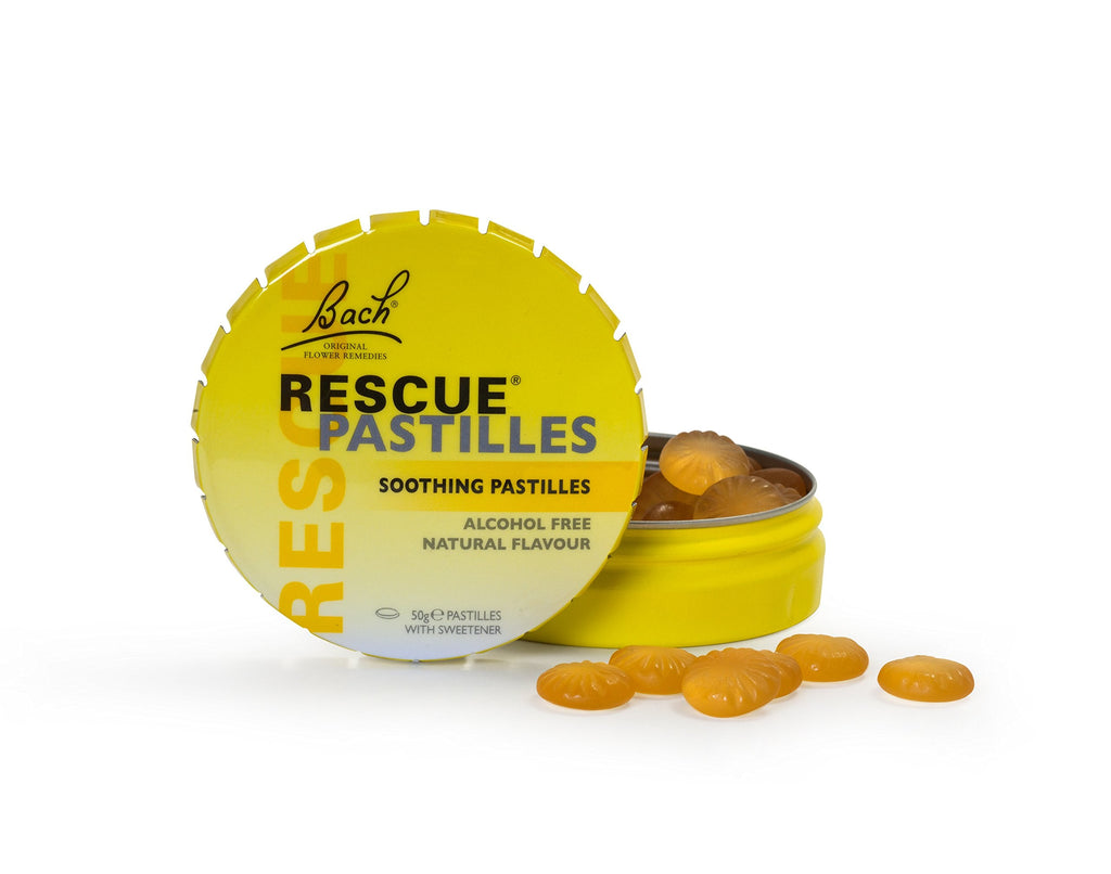 [Australia] - Nelsons Rescue Remedy Pastilles, Orange and Elderflower Flavour, Emotional Wellness and Balance, Easy To Use Format 50 gr 